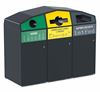 Poubelle caréné trirok 3x120L