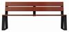 Banc a fixer bois et noir