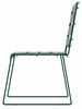 Banc en metal vert