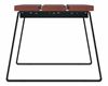 Banquette a fixer bois et noir