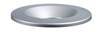 Couvercle pour poubelle anti-feu 15L gris metal neo 
