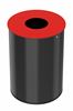 Poubelle tri sélectif Neotri rouge 30L
