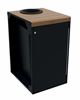 Poubelle de tri selectif 90L Alitri marron