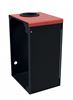Poubelle de tri selectif 110L Alitri rouge