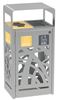 53607 - Poubelle de tri sélectif calibrée Cybel Extrême 2x60L inox