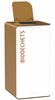 54256 - Poubelle de tri sélectif 2X10L biodéchets Cubatri blanc