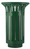 54521 - Poubelle tri sélectif extérieur Tulipe 2x60L vert mousse