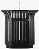 54526 - Poubelle tri sélectif extérieur Tulipe avec totem 2x60L gris manganèse