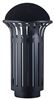 54527 - Poubelle tri sélectif extérieur Tulipe avec totem 2x60L anthracite