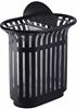 54527 - Poubelle tri sélectif extérieur Tulipe avec totem 2x60L anthracite