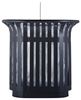 54527 - Poubelle tri sélectif extérieur Tulipe avec totem 2x60L anthracite