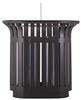 54527 - Poubelle tri sélectif extérieur Tulipe avec totem 2x60L anthracite