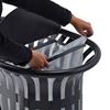 54527 - Poubelle tri sélectif extérieur Tulipe avec totem 2x60L anthracite