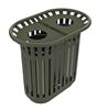 54560 - Poubelle tri sélectif extérieur Tulipe 2x40L vert olive
