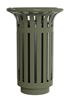 54560 - Poubelle tri sélectif extérieur Tulipe 2x40L vert olive