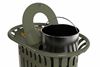 54560 - Poubelle tri sélectif extérieur Tulipe 2x40L vert olive