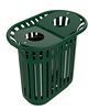 54561 - Poubelle tri sélectif extérieur Tulipe 2x40L vert mousse