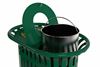 54561 - Poubelle tri sélectif extérieur Tulipe 2x40L vert mousse