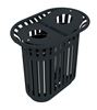 54563 - Poubelle tri sélectif extérieur Tulipe 2x40L anthracite
