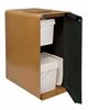 Poubelle de tri selectif 2x20L biodechets Cubatri