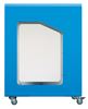 Poubelle de tri sélectif vigipirate à roulettes 90L papier cubatri blanc