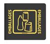 Poubelle de tri sélectif Artri Extreme 110L emballages