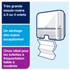 Distributeur essuie main Tork H2 mini blanc