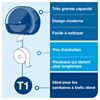 Distributeur papier toilette Tork T1 noir