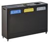 Poubelle tri selectif Rossignol 3x60 L jaune et bleu