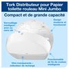 Distributeur papier toilette mini jumbo Tork Elevation T2 blanc