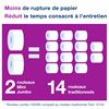Distributeur papier toilette mini jumbo Tork Elevation T2 noir