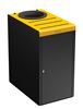 Poubelle de tri selectif restaurant 90L Alitri jaune
