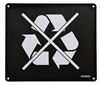 Plaque murale produit non recyclable