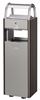 Cendrier extérieur poubelle 6L/30L Rossignol gris