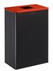 Poubelle de tri sélectif Calitri 60L rouge