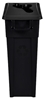 Poubelle de tri selectif 65L noir