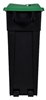 Poubelle de tri selectif 65L verte