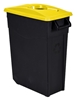 Poubelle de tri selectif 65L jaune