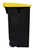 Poubelle de tri selectif 110L jaune