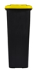 Poubelle de tri selectif 110L jaune