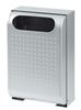 Poubelle murale exterieure Rossignol 30 L gris metal