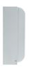 Poubelle murale exterieure Rossignol 30 L gris metal