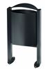 Poubelle sur pied exterieure 40 L Rossignol anthracite mat