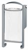 Poubelle cendrier vigipirate Rossignol 60L pieds gris metal