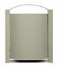 Poubelle murale exterieure 40 L Rossignol gris ciment