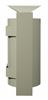 Poubelle murale exterieure 40 L Rossignol gris ciment