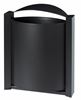Poubelle murale exterieure 40 L Rossignol gris manganese
