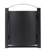 Poubelle murale exterieure 40 L Rossignol gris manganese