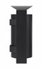 Poubelle murale exterieure 40 L Rossignol gris manganese