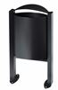 Poubelle sur pied exterieure 40 L Rossignol gris manganese